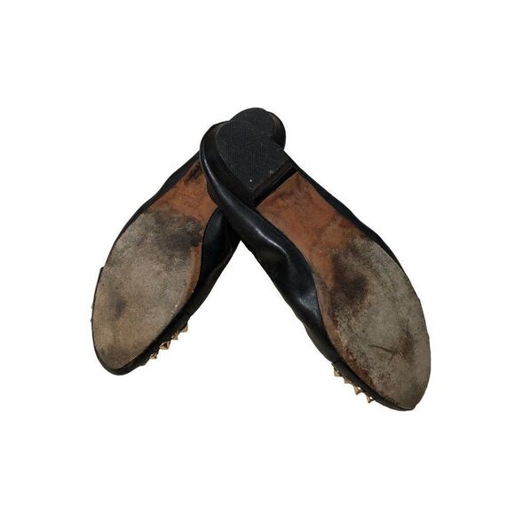 GIVENCHY Riccardo Tisci Gold Star Spike Stud Toe Cap Scaled Ballet Flats 38 - Picture 5 of 6